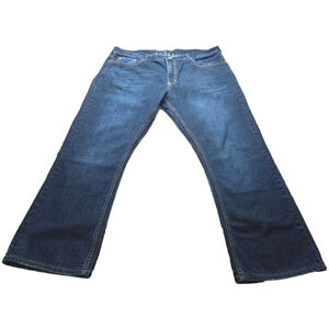 Buckle 1897 Bootcut Jeans Mens 38x30 Dark Wash Western Embroidered Denim